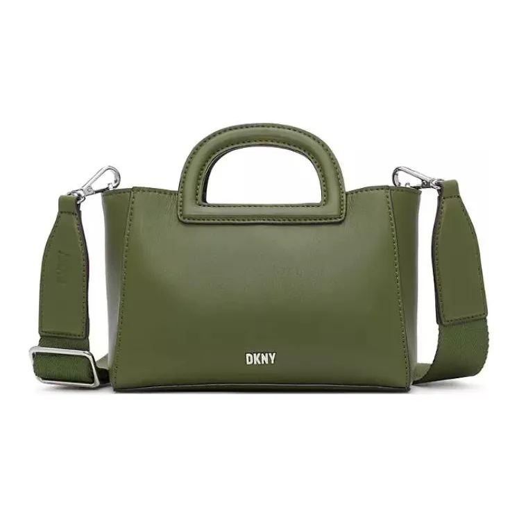 DKNY PVC Shoulder Bag Crossbody Bag Handbag Women's Green-1
