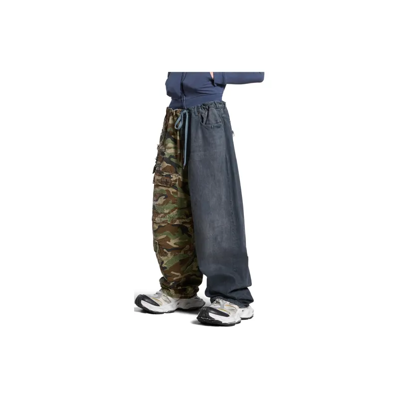 Balenciaga SS24 Jeans Loose Fit Style Unisex Dark Blue-3
