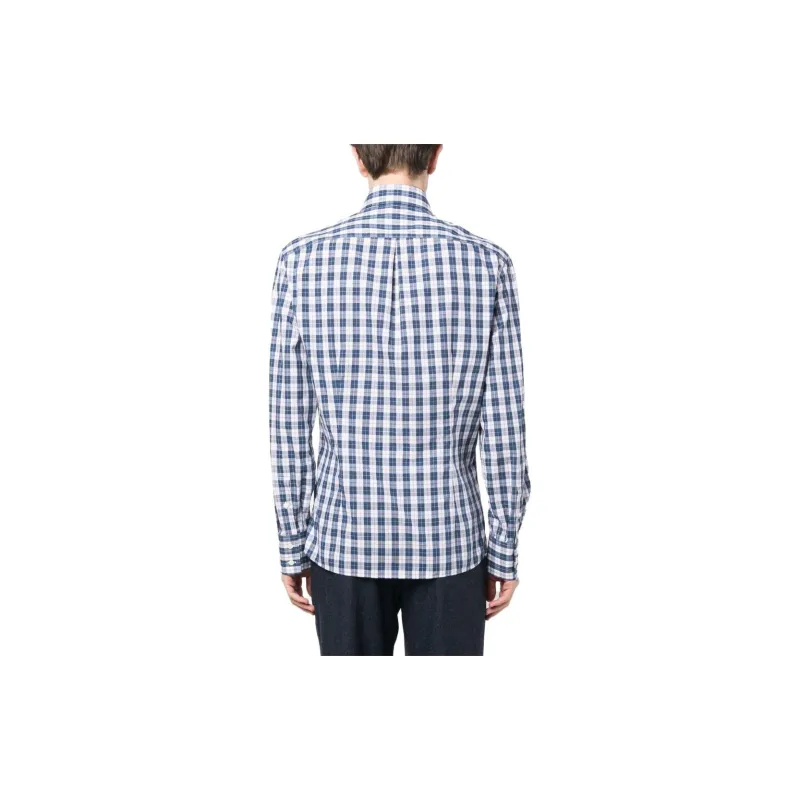 Brunello Cucinelli Shirts Men Blue-2