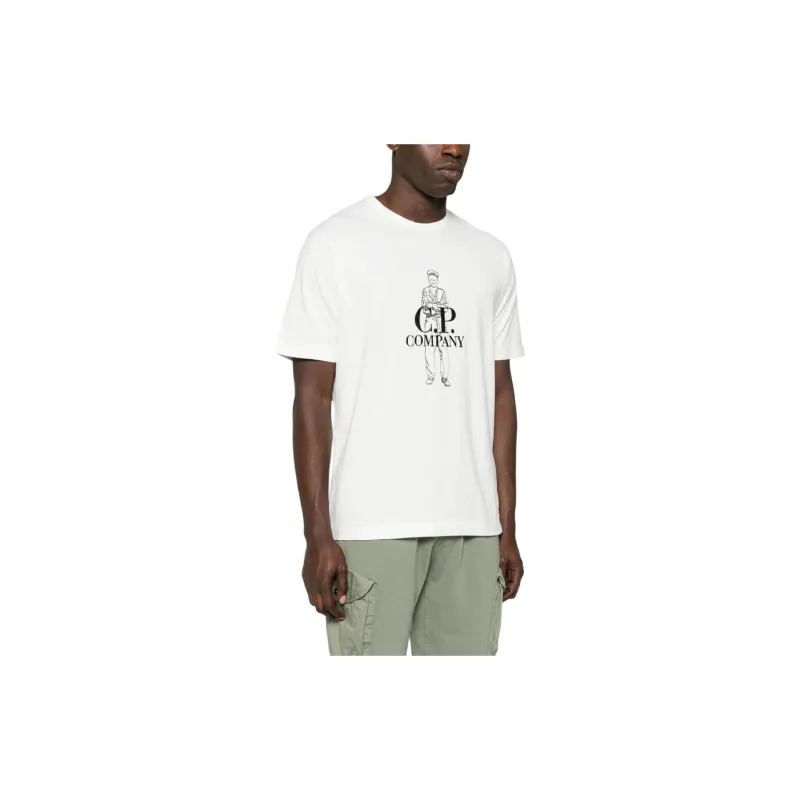 C.P.Company Logo print T Shirt-3