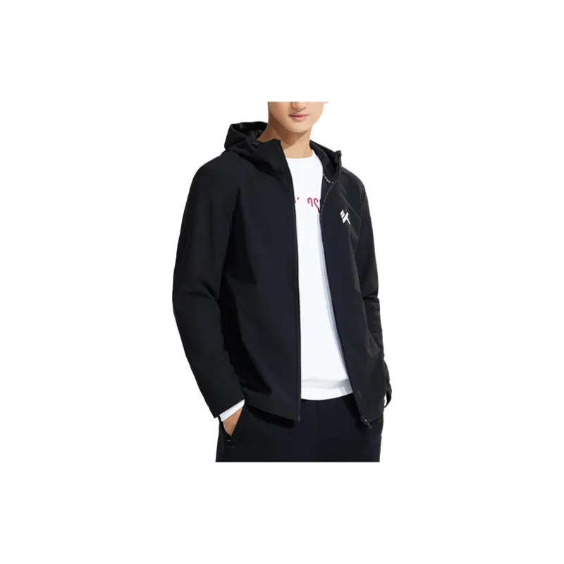 ANTA Basketball Collection Jackets Men Black-2