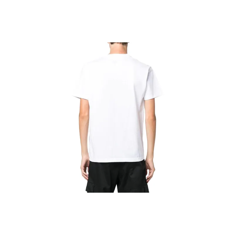 STONE ISLAND Logo Printed Crewneck T Shirt-1
