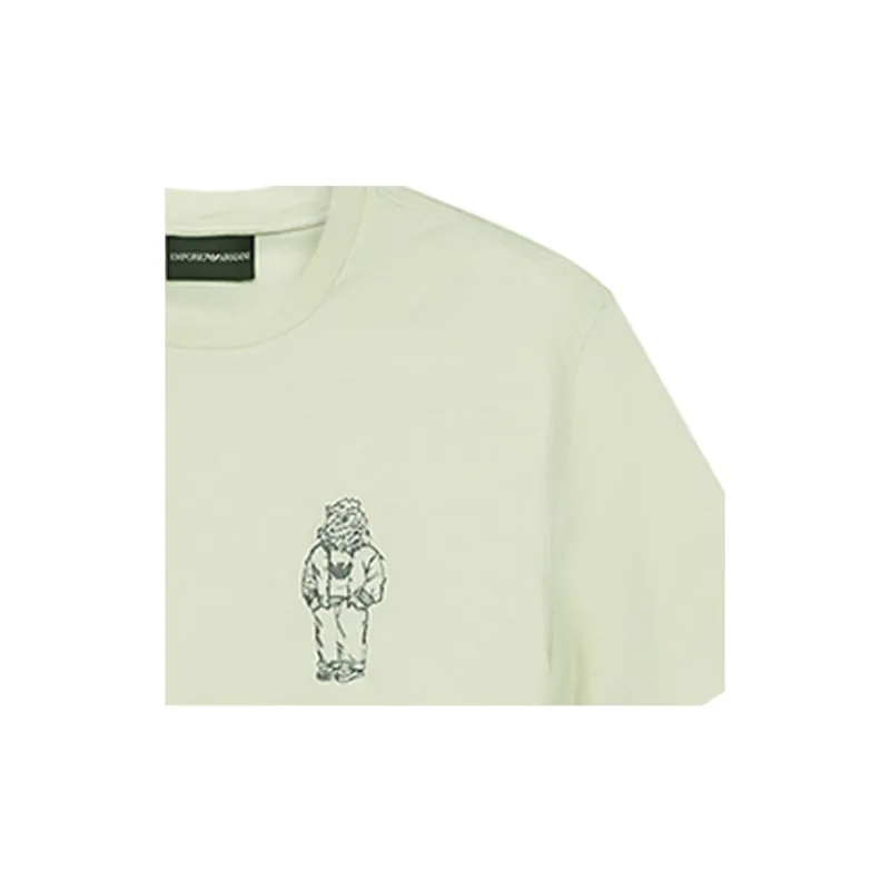 EMPORIO ARMANI SS23 T Shirt Men's Green-3