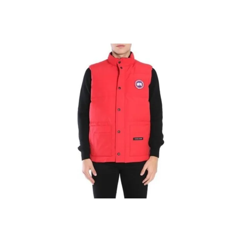 Canada Goose Logo Patch Zip-Up Vest-4