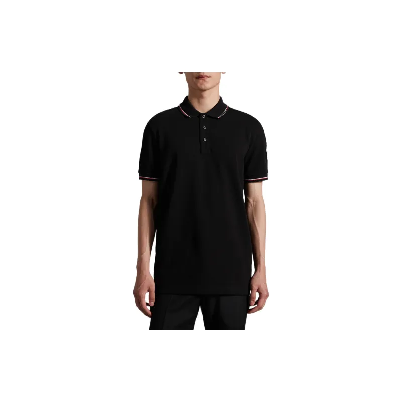 Moncler FW22 Polo Shirts Men Black-1