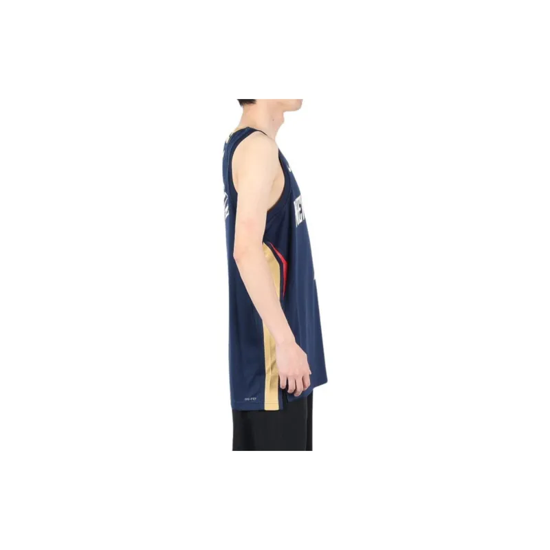 Nike Nike X NBA Basketball Jerseys Unisex Navy Blue-5