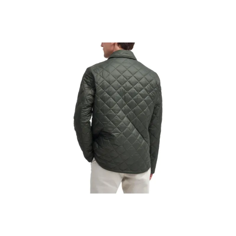 BARBOUR Newton Quilted Jacket Jackets Coats Men's Olive Green-2
