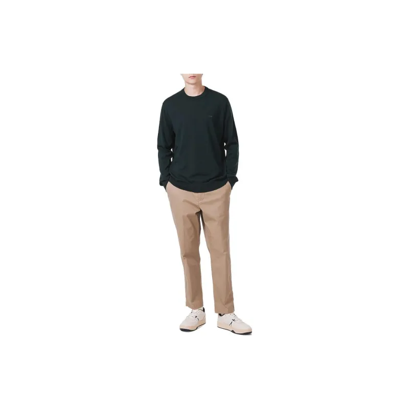 LACOSTE Logo-appliqué Wool Jumper-1
