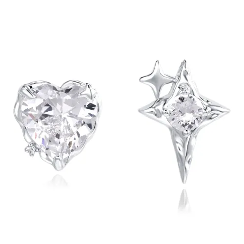 ERROR Alloy Stud Earrings Women's