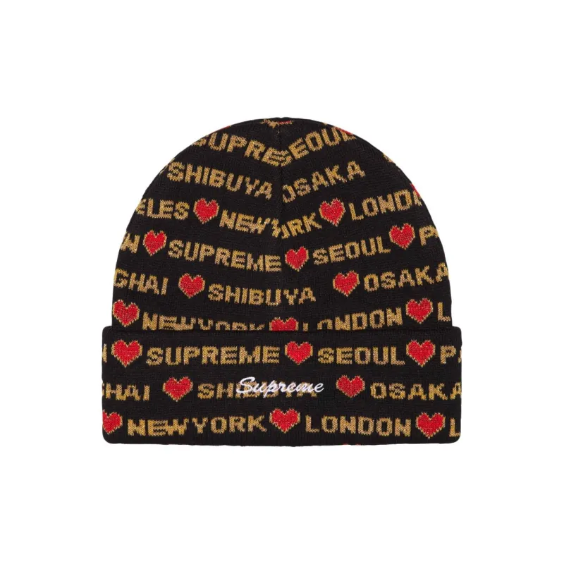 Supreme Hearts Beanie-0
