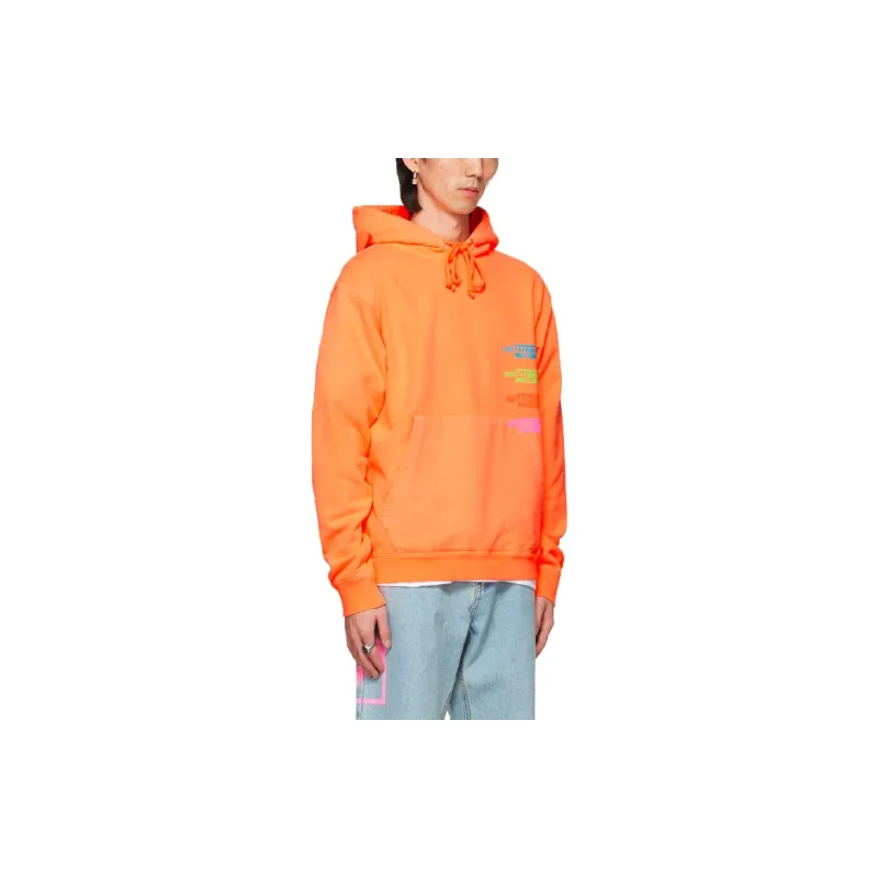 WE11DONE Sweatshirts Unisex Orange-1