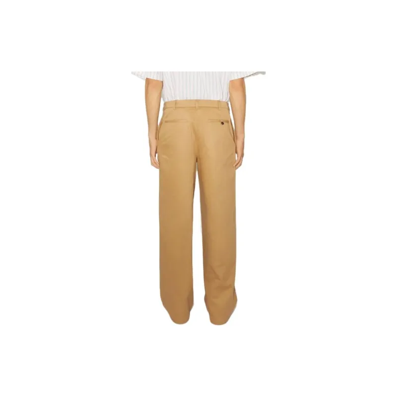 Acne Studios FW23 Casual Pants Unisex Camel Brown-2