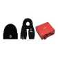 Black+Christmas Socks Black Scarf