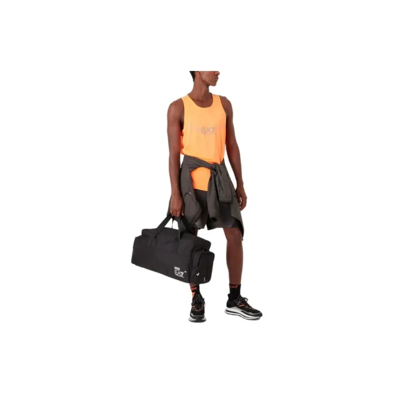 EMPORIO ARMANI EA7 SS23 Tank Top Men's Bright Orange-3