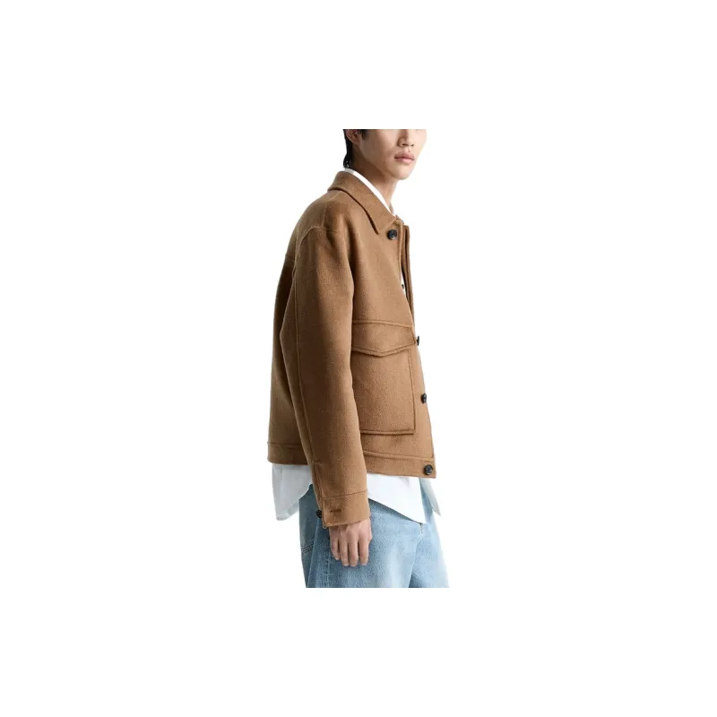 ZARA Jackets Men Tan-3
