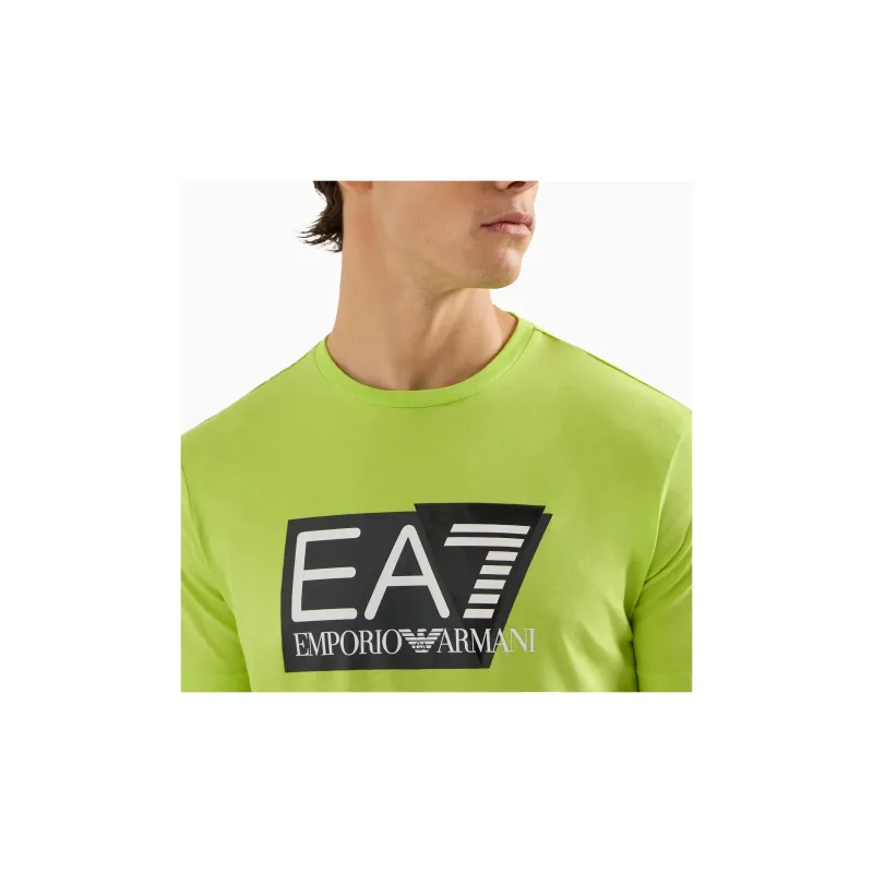 EMPORIO ARMANI EA7 SS24 T Shirt Men's Grass Green-4