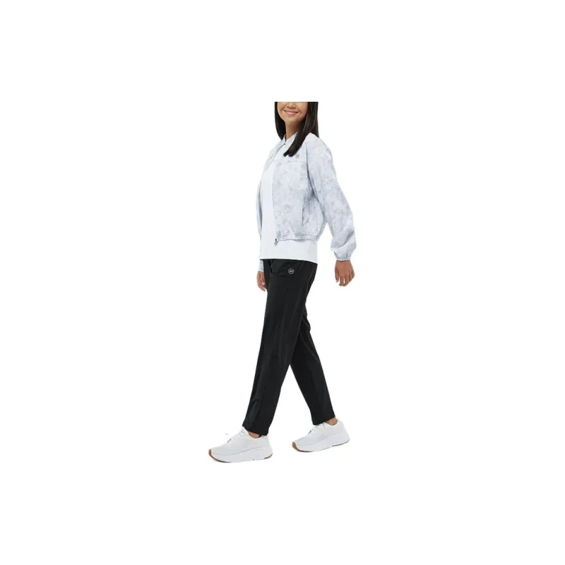 Skechers Jackets Coats Women's Ink Wash White Base All Over Print-2