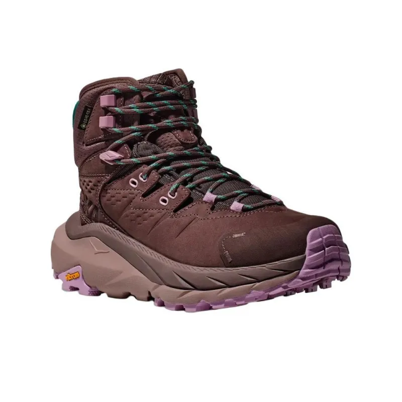 HOKA ONE ONE Kaha 2 Anti Slip Wear Resistant High Top Trekking Shoes Women's Umber-2