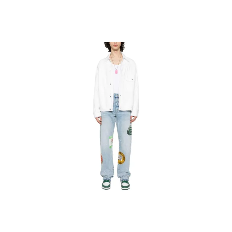 AMIRI Travel Patch Straight leg Jeans-1