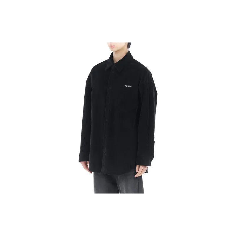 WE11DONE Shirts Unisex Black-2