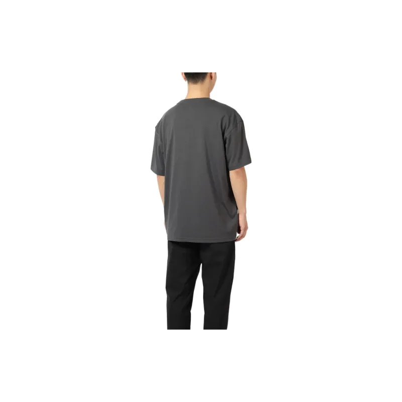 Nike Drop Shoulder Sleeve T-Shirt Men's Gray-3
