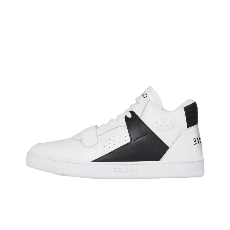 CELINE CT 02 Skateboard Shoes Women's White Black-0