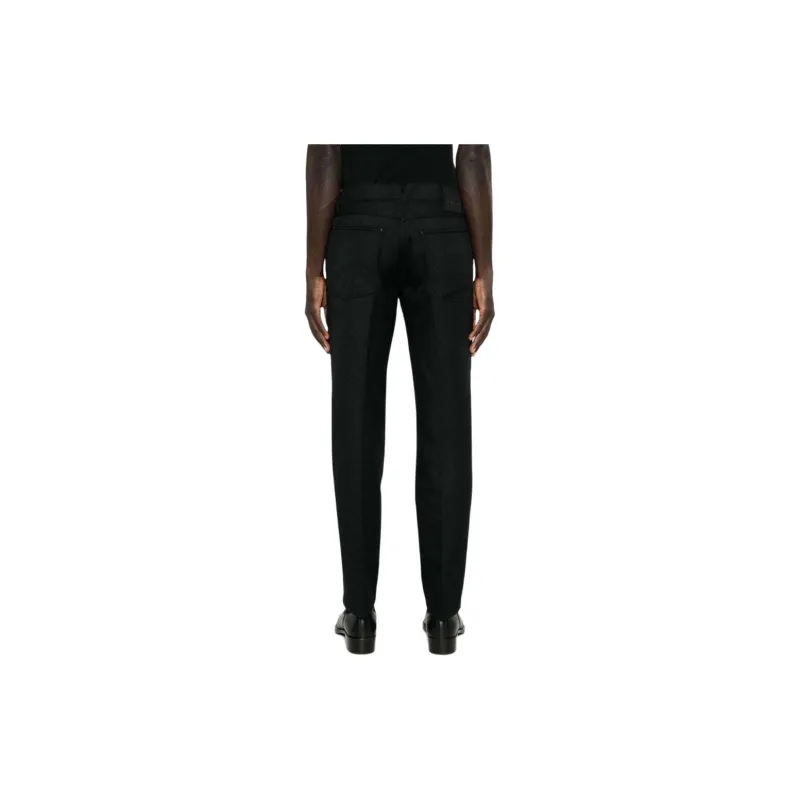 TOM FORD Logo patch Trousers-2