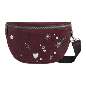 REBECCA MINKOFF Leather Fanny Pack Women's Garnet Red