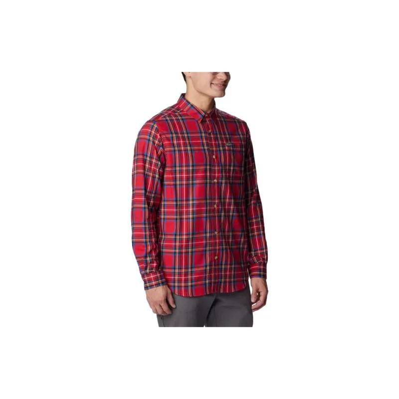 Columbia Silver Ridge Shirts Men Red-2
