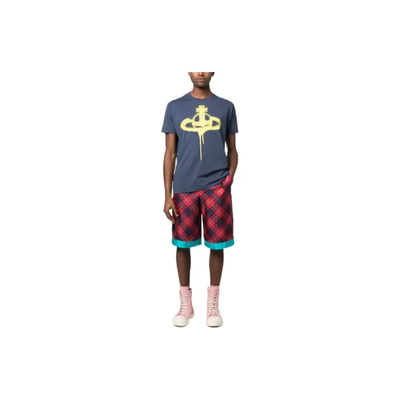 Vivienne Westwood SS23 T Shirt Men's Haze Blue-1