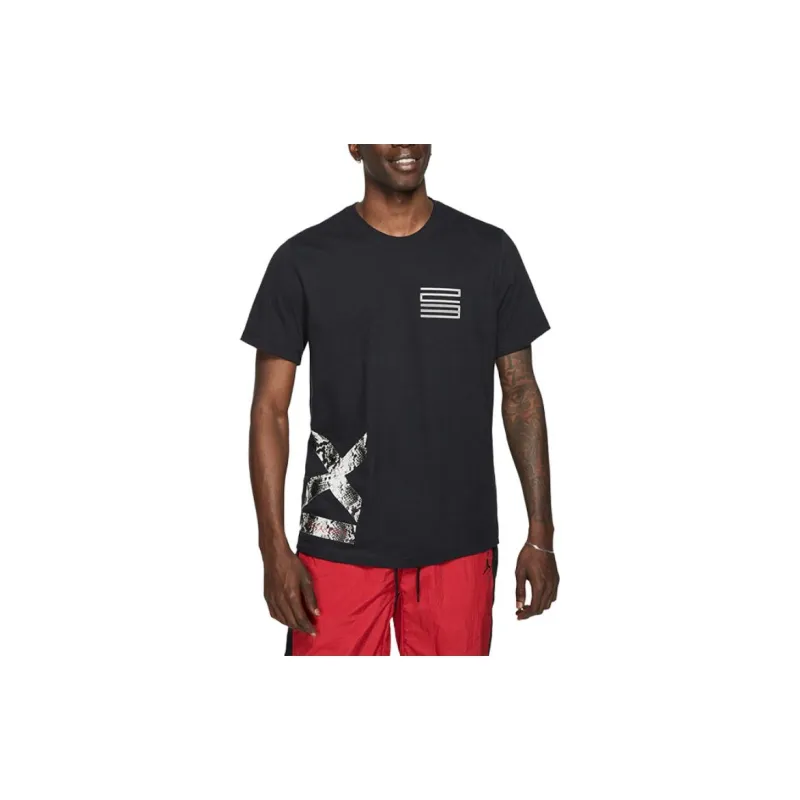 Jordan T Shirts Men Black-1
