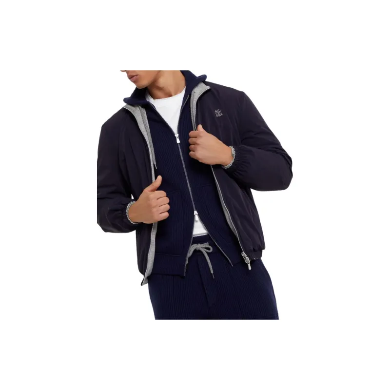 Brunello Cucinelli Reversible Zipped Jacket-4