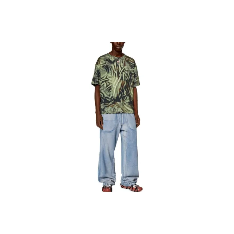 DIESEL T-Shirt Men's Dark Green-1