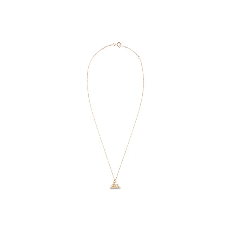 Lv Lv Volt One Small Pendant Pink Gold And Diamond-1