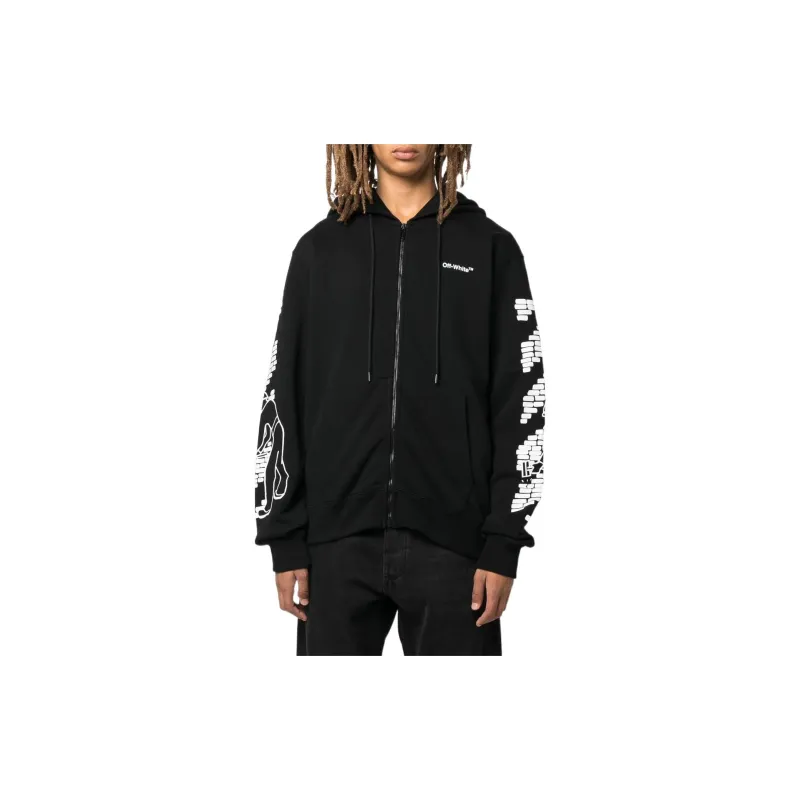 OFF WHITE Sweatshirts Men Black-1