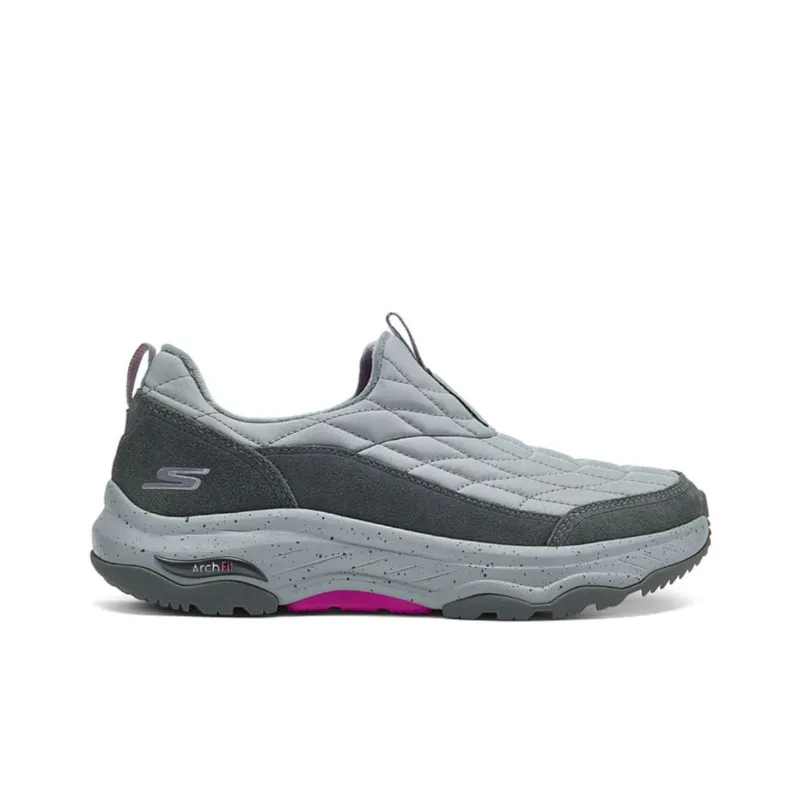 Skechers WOMEN'S GO WALK Wear Resistant Low Top Casual Shoes Women's Gray-1