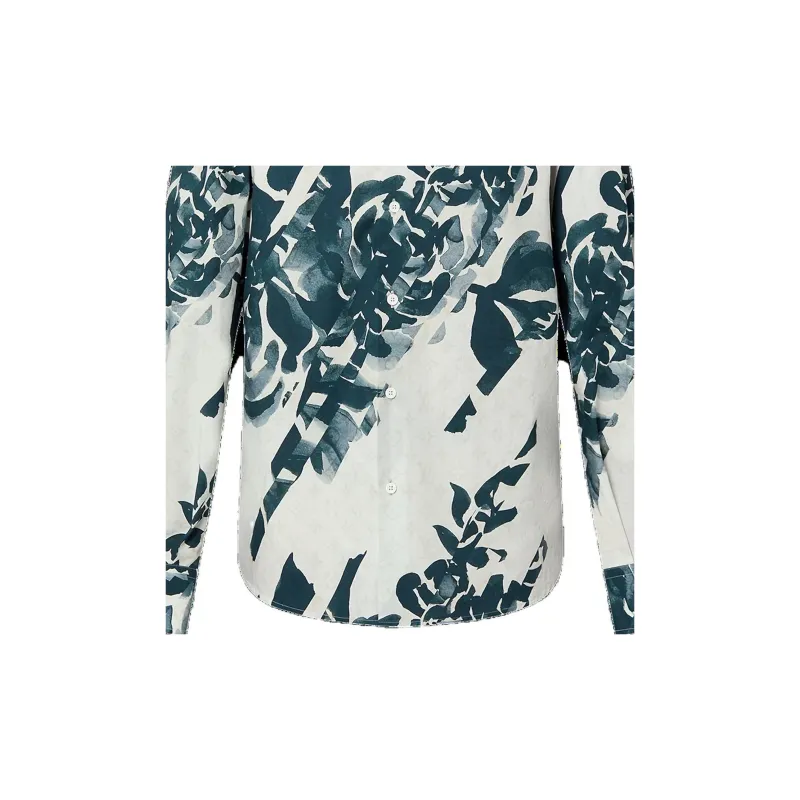 LOUIS VUITTON Long Sleeved Printed Cotton Shirt-6