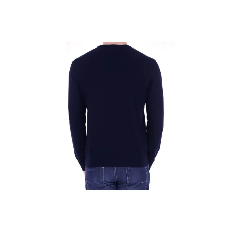 EMPORIO ARMANI Fitted Knitwear Men's Blue-4