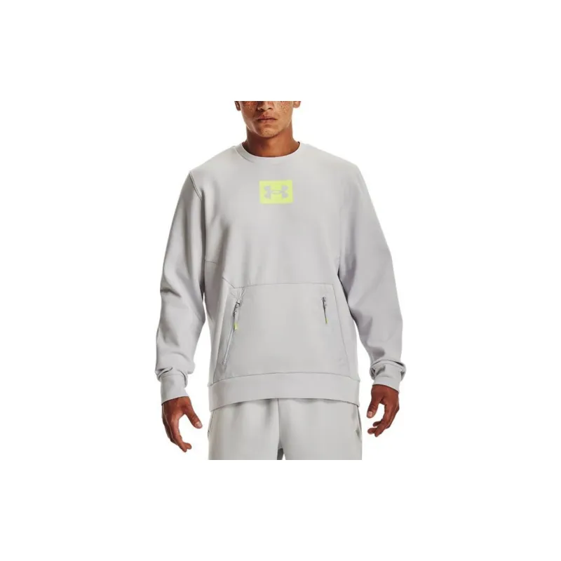 Under Armour Sweatshirts Men Light Gray-3