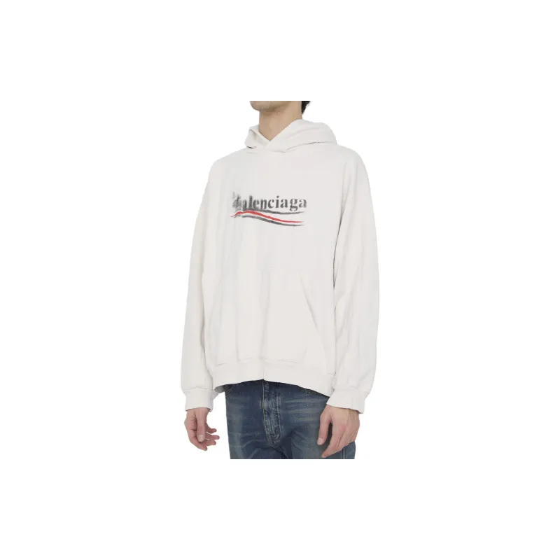 Balenciaga Logo Printed Hoodie-1