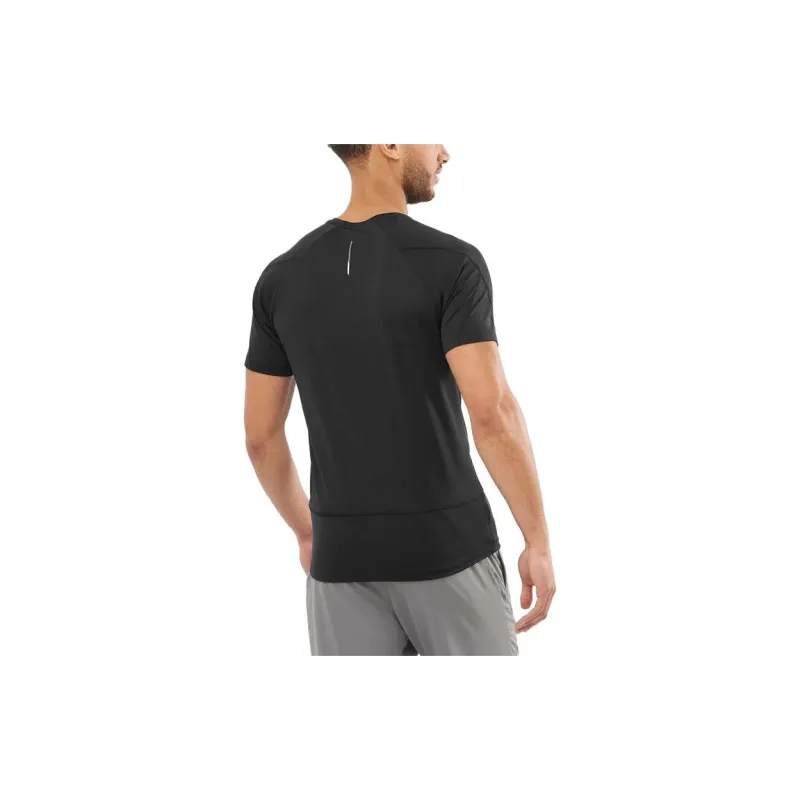 SALOMON CROSS RUN T Shirt Men's Black-2