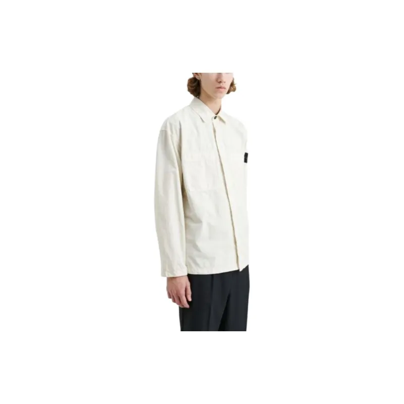 STONE ISLAND Shirts Men White-3