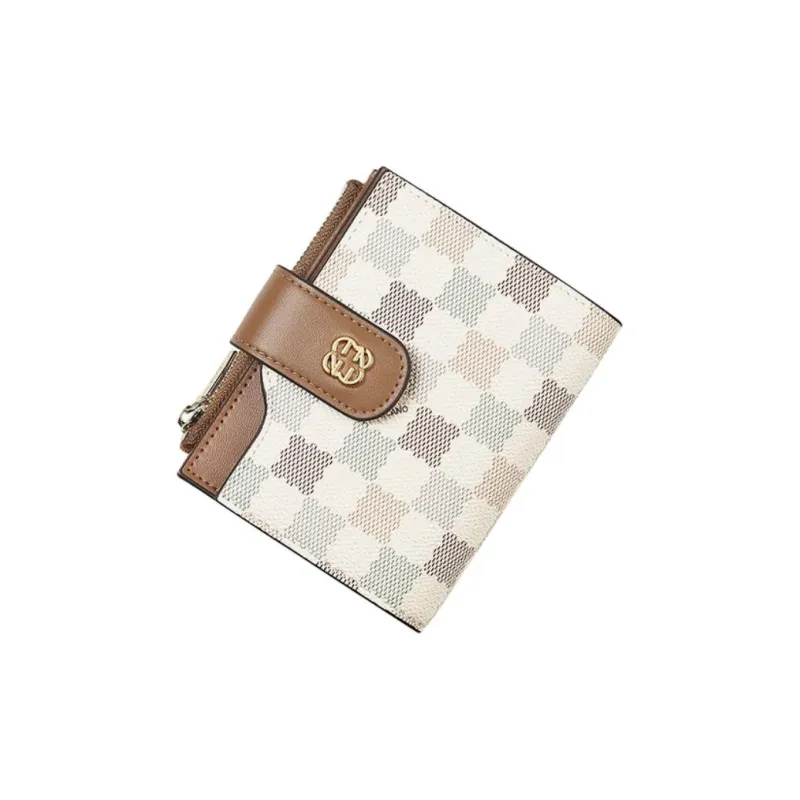 TUCANO PVC Leather With Synthetic Leather Wallet Women's Light Apricot/Light Pink-3