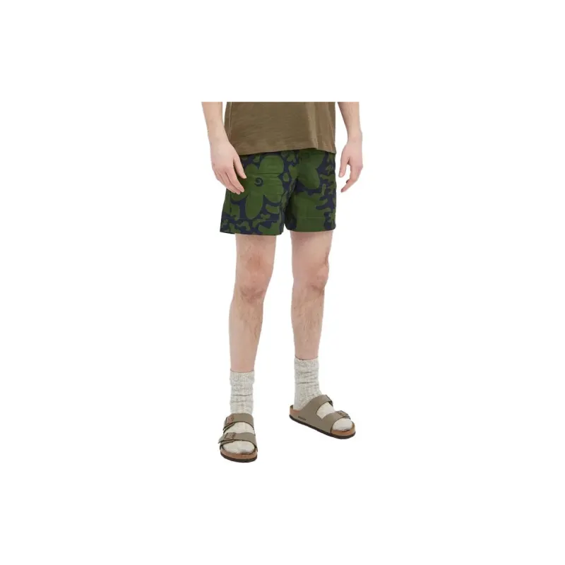 Paul Smith Casual Shorts Men Green-2
