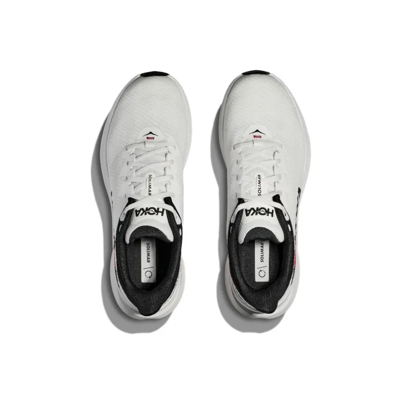HOKA ONE ONE Solimar White Cosmic Grey Red-4