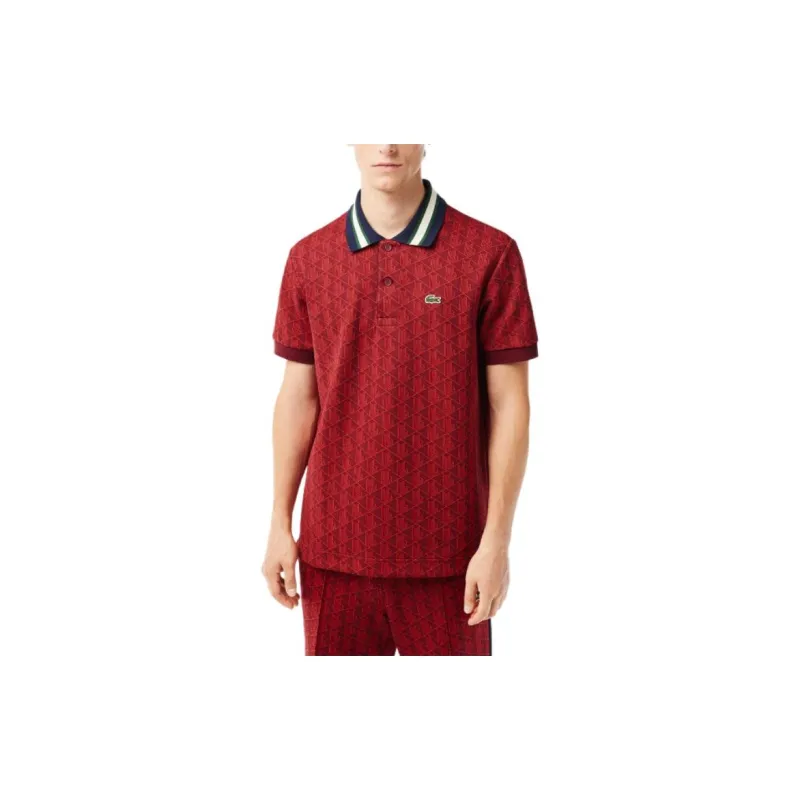 LACOSTE Polo Shirts Men Red-1