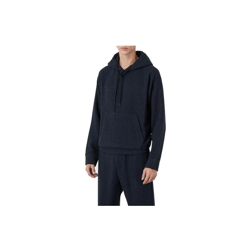 EMPORIO ARMANI FW22 Sweatshirt Men's Navy-1