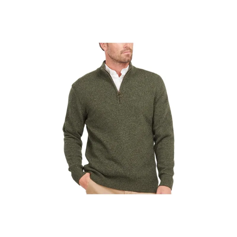 BARBOUR Essential Tisbury Half Zip Jumper-1