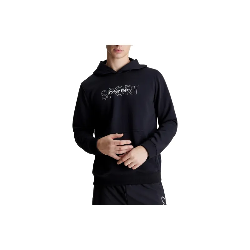 CALVIN KLEIN Sweatshirt Europe Version Men's Black-2