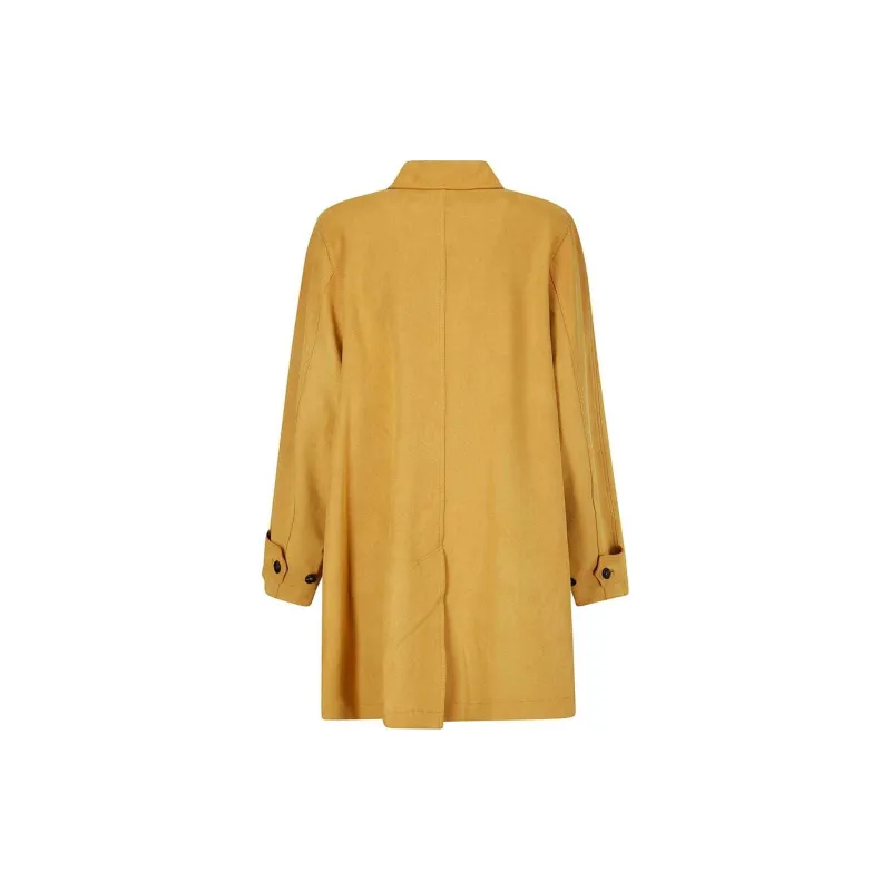 LOW CLASSIC Suede Trench Coat-1